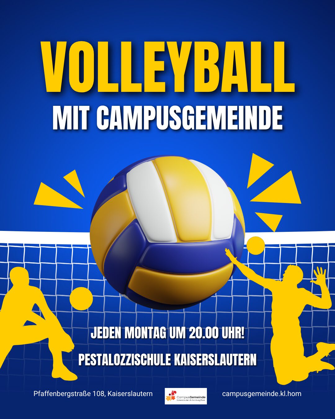 Volleyball in der Pestalozzischule
