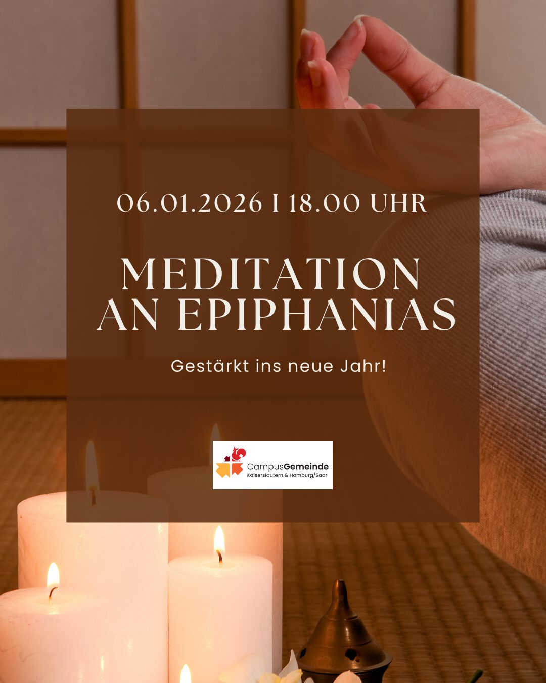 Meditation an Epiphanias - Gestärkt ins neue Jahr!