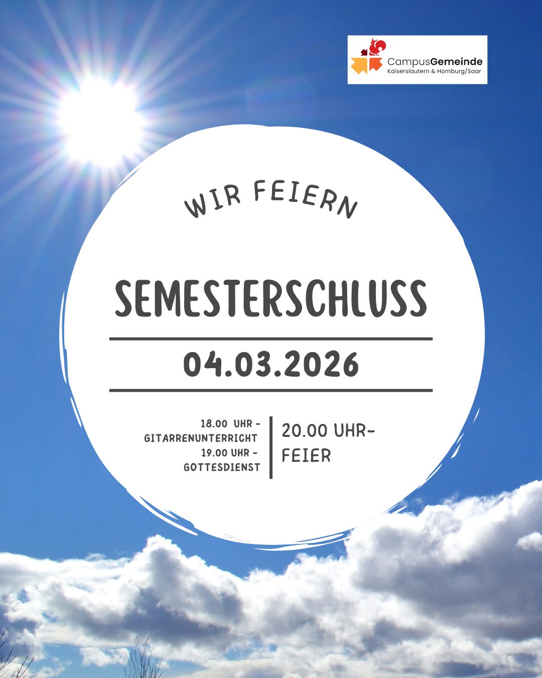 Semesterschluss-Feier I Forum