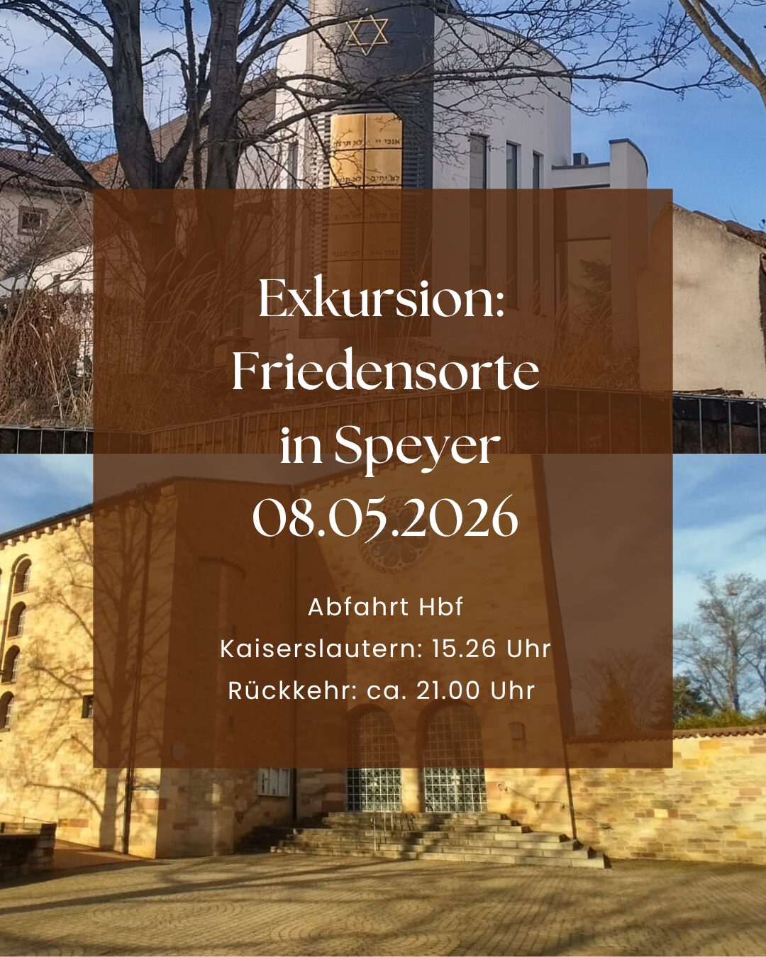 Exkursion: Friedensorte in Speyer