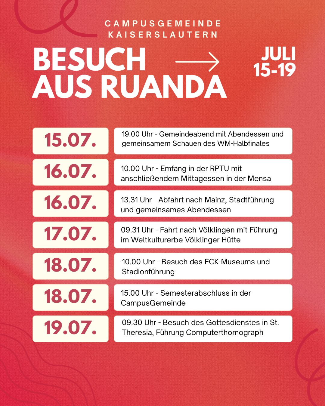 Besuch aus Ruanda