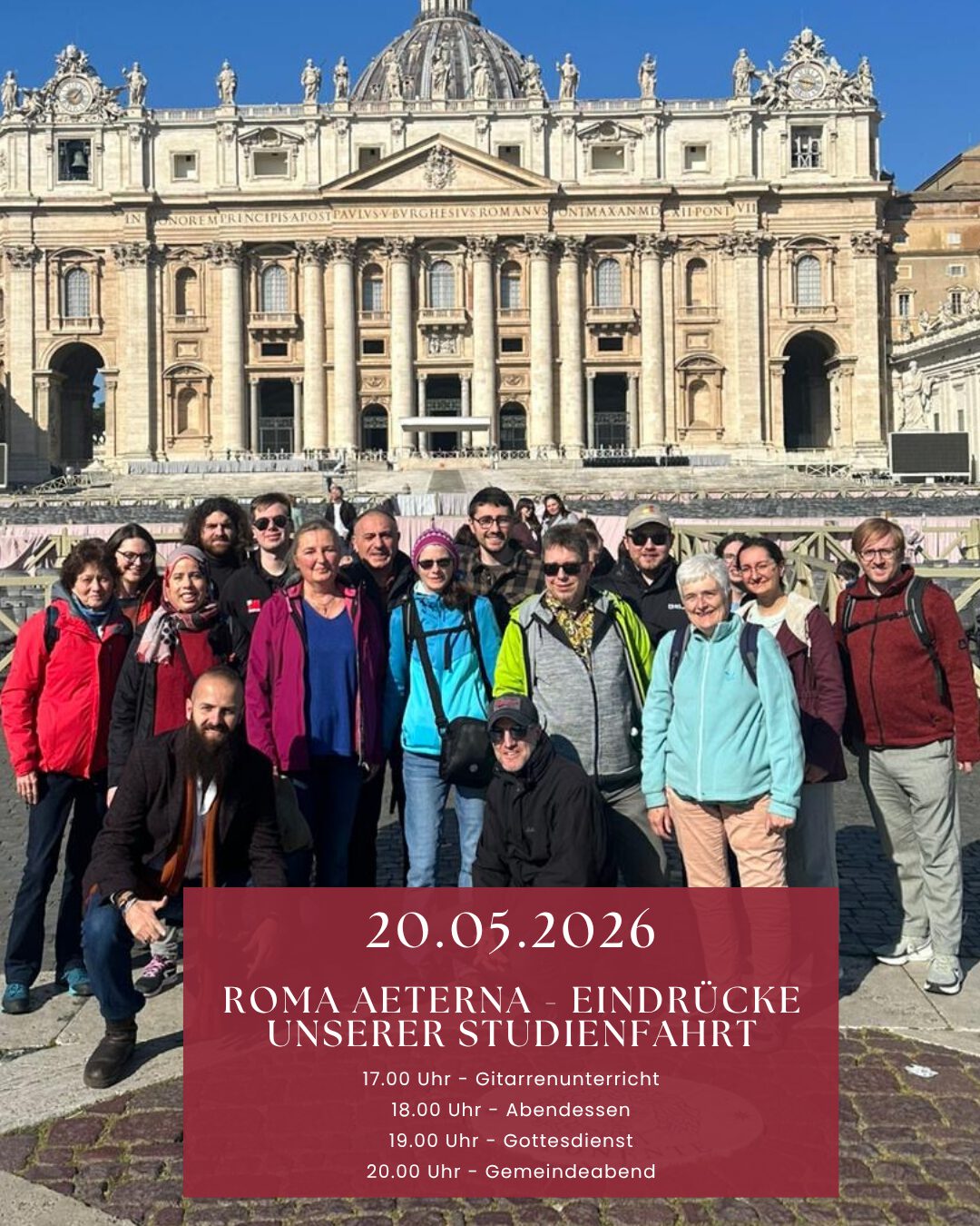 Roma Aeterna - Eindrücke unserer Studienfahrt