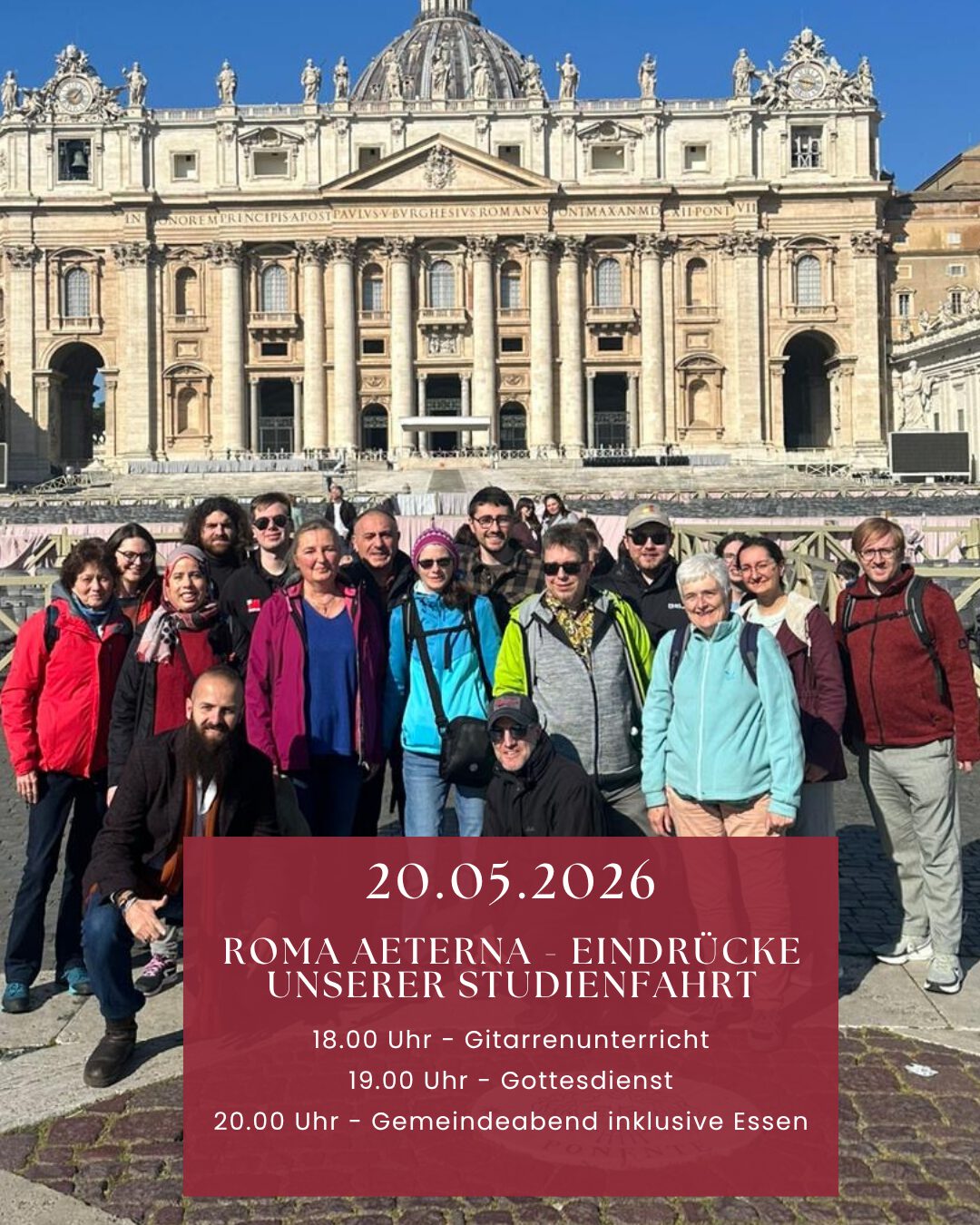 Roma Aeterna - Eindrücke unserer Studienfahrt