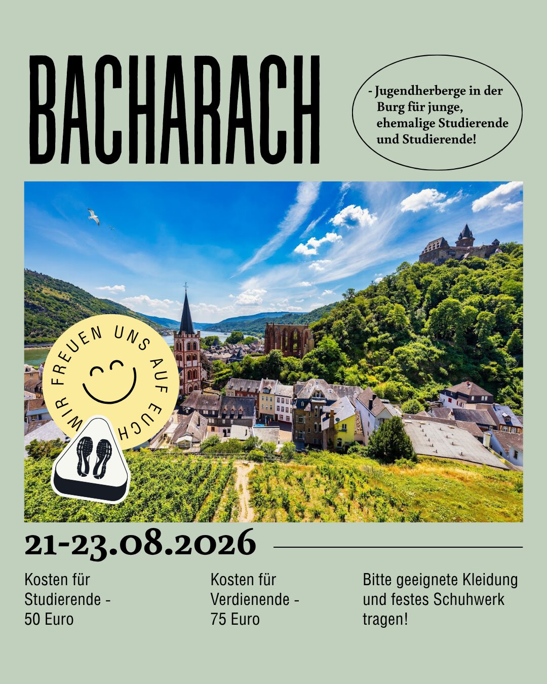 Bacharach - Jugendherberge in der Burg
