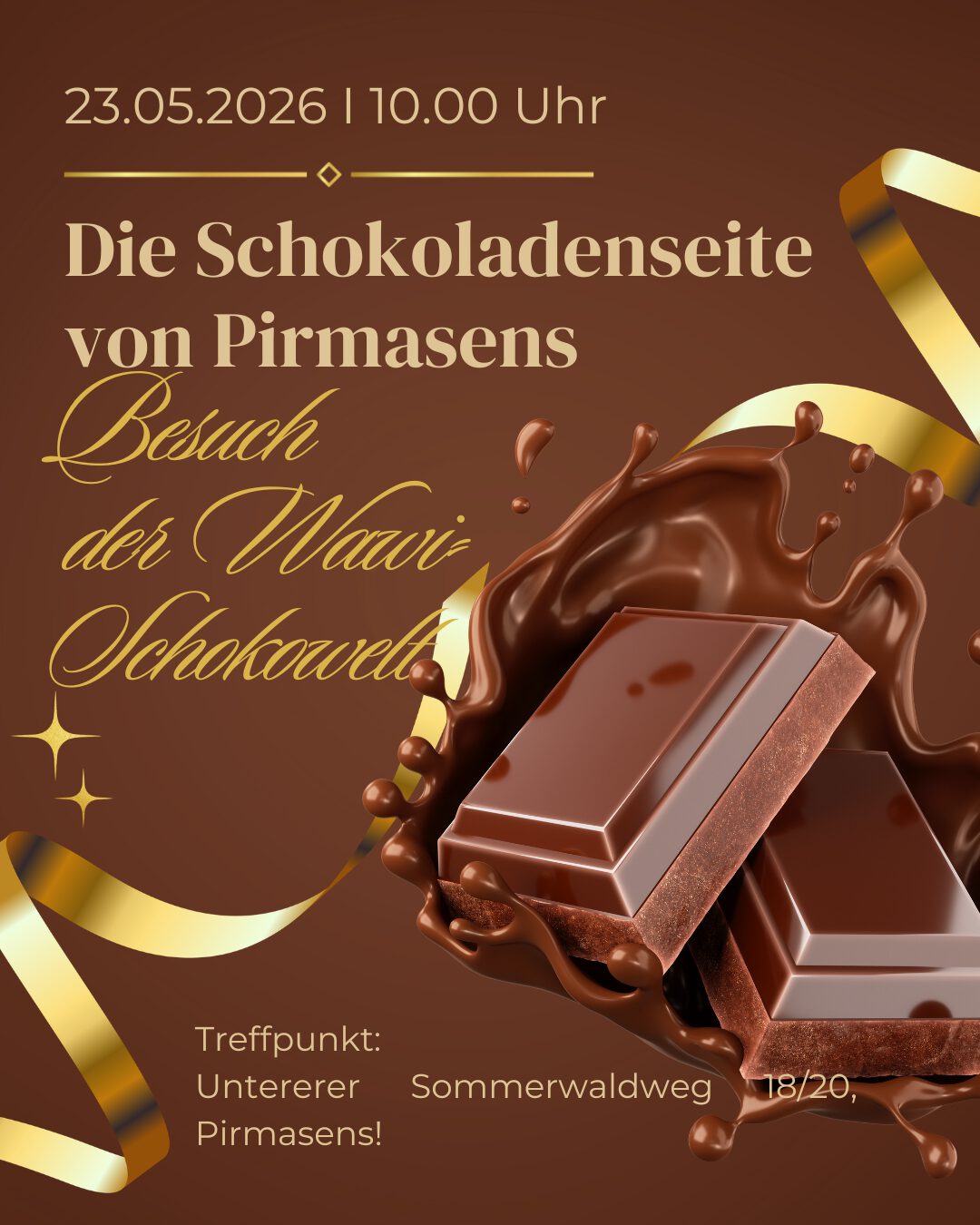 Die Schokoladenseite von Pirmasens - Besuch der Wawi-Schokowelt