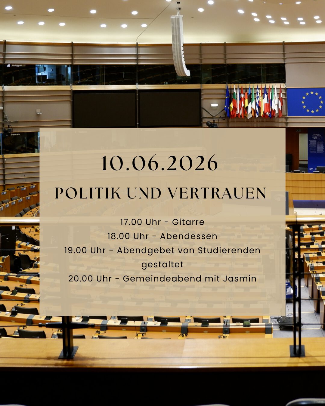Politik und Vertrauen mit Jasmin
