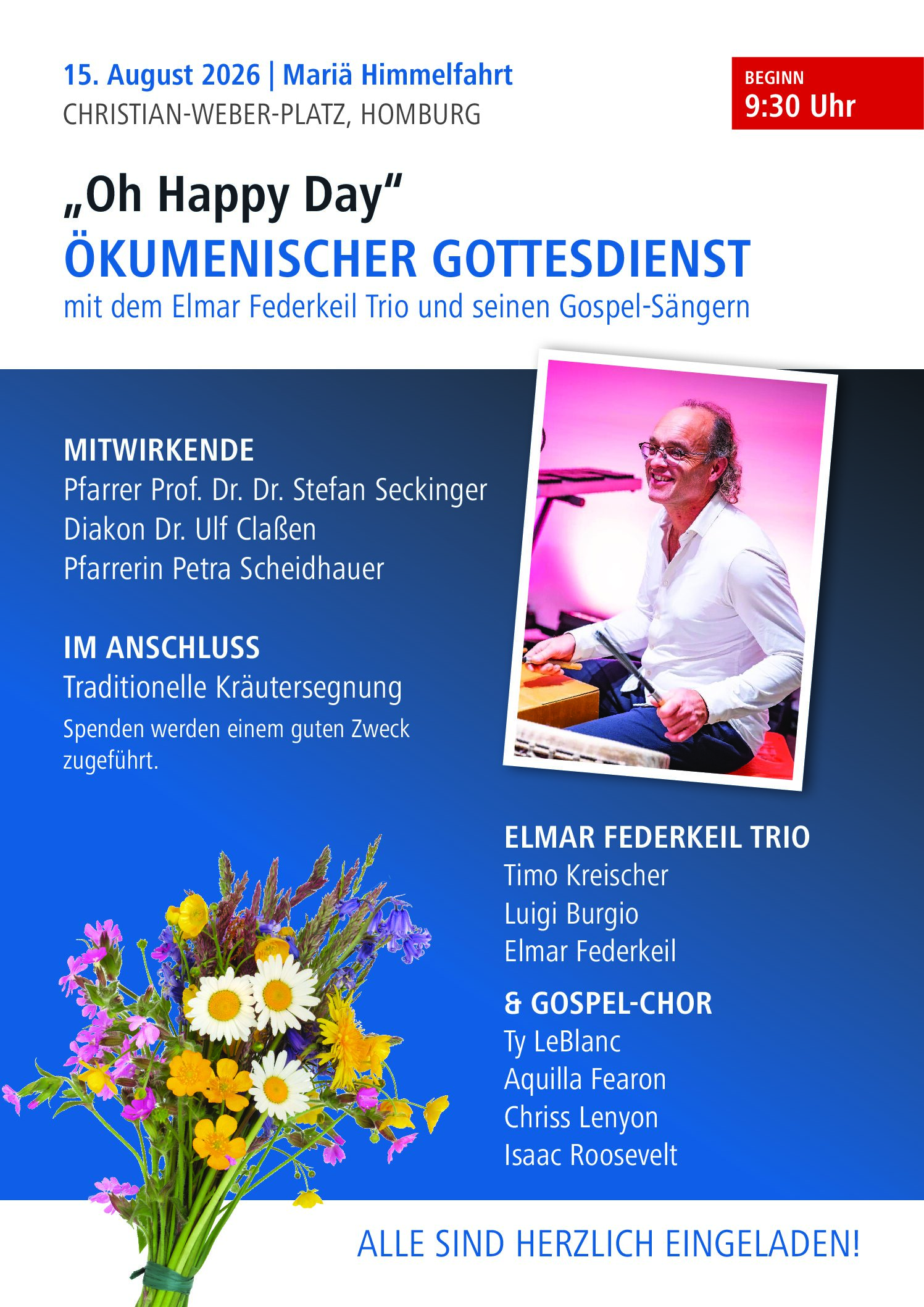 'Oh Happy Day' Ökumenischer Gottesdienst