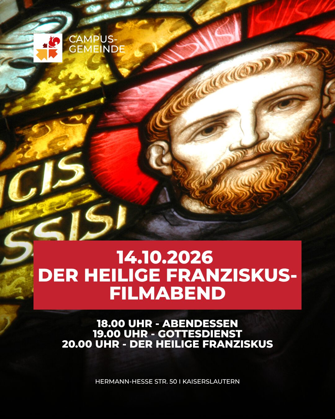 Der Heilige Franziskus - Filmabend