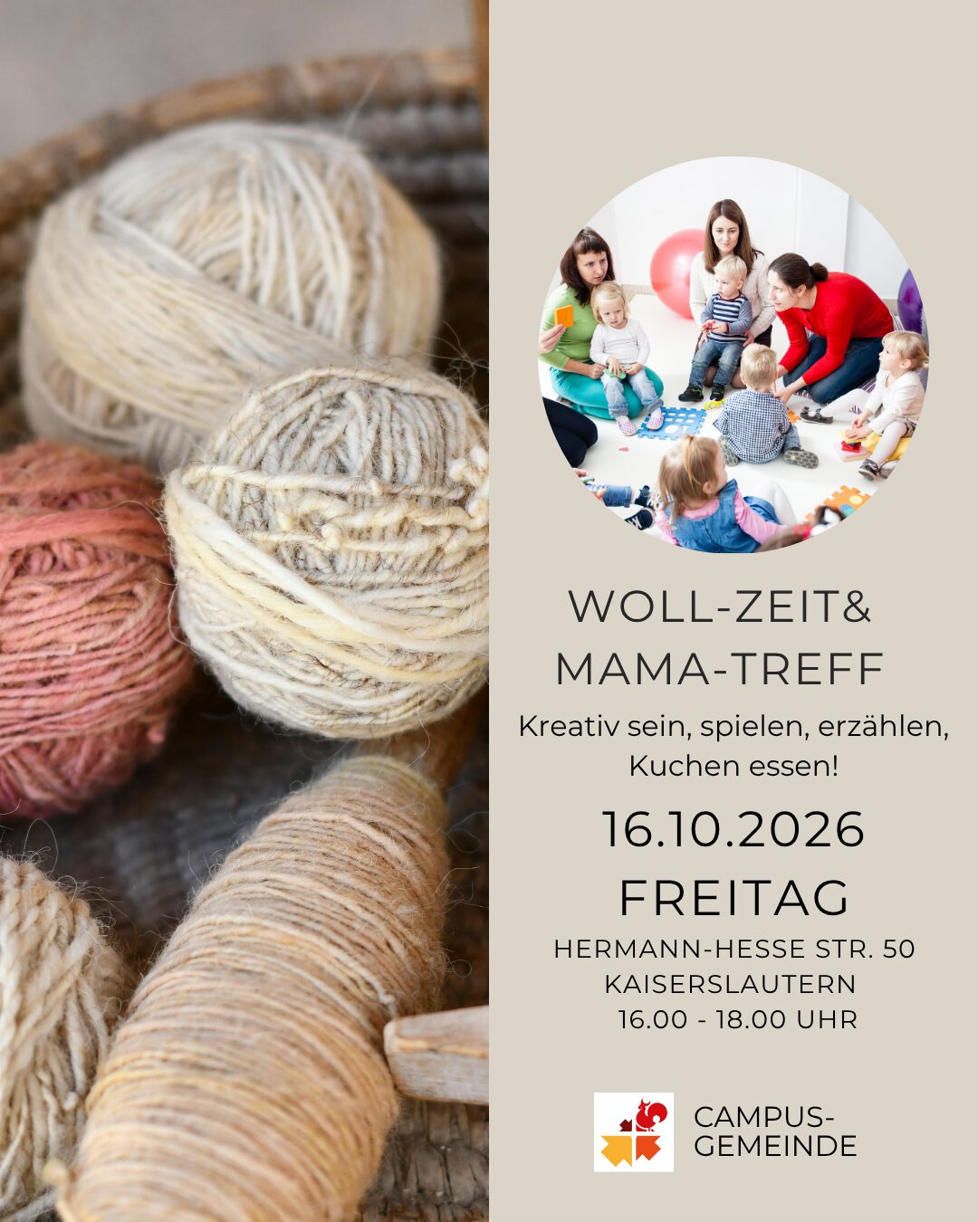 Mama-Treff & Woll-Zeit